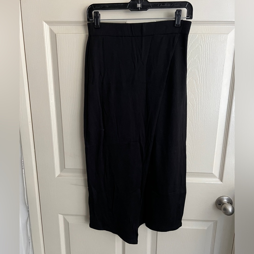 Vince Black Wrap Skirt
